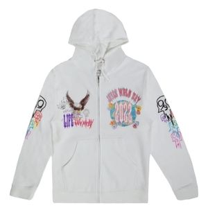 ✨️sold✨️JUICE WRLD | Marker Zipup Hoodie